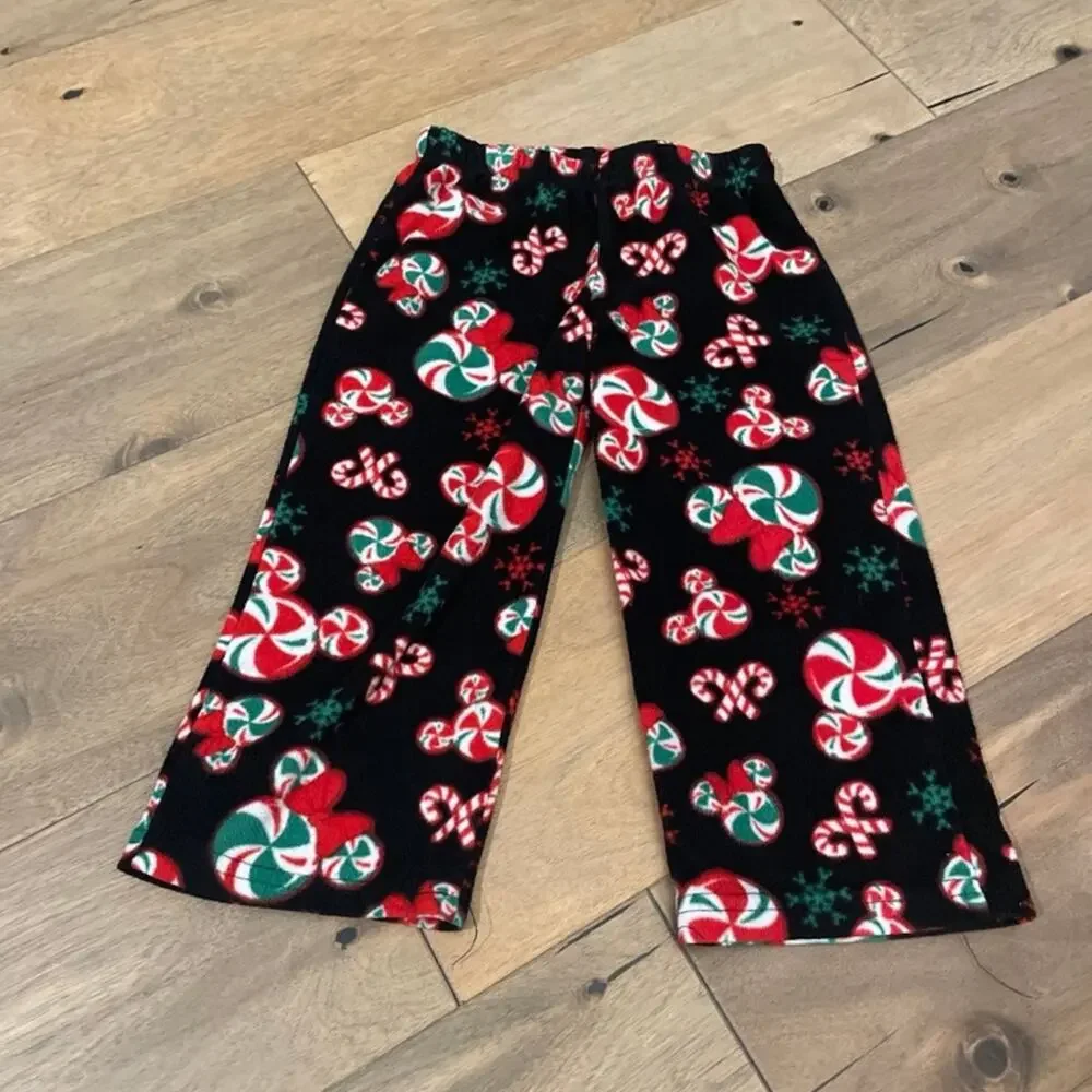 Disney Minnie Mouse Christmas Pajama Set Size 6 Holiday Festive